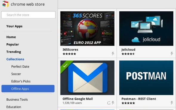谷歌Chrome应用商店增加离线应用 谷歌Chrome应用商店增加离线应用