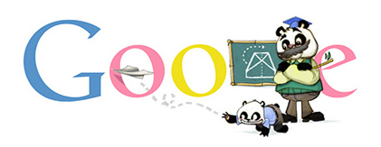 Google doodle:2012教师节快乐