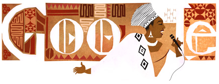 Google doodle:米尔娅姆·马科巴诞辰81周年