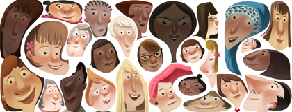 Google doodle:三八妇女节快乐