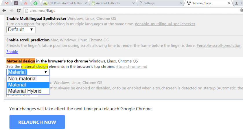 chrome material design chrome material design